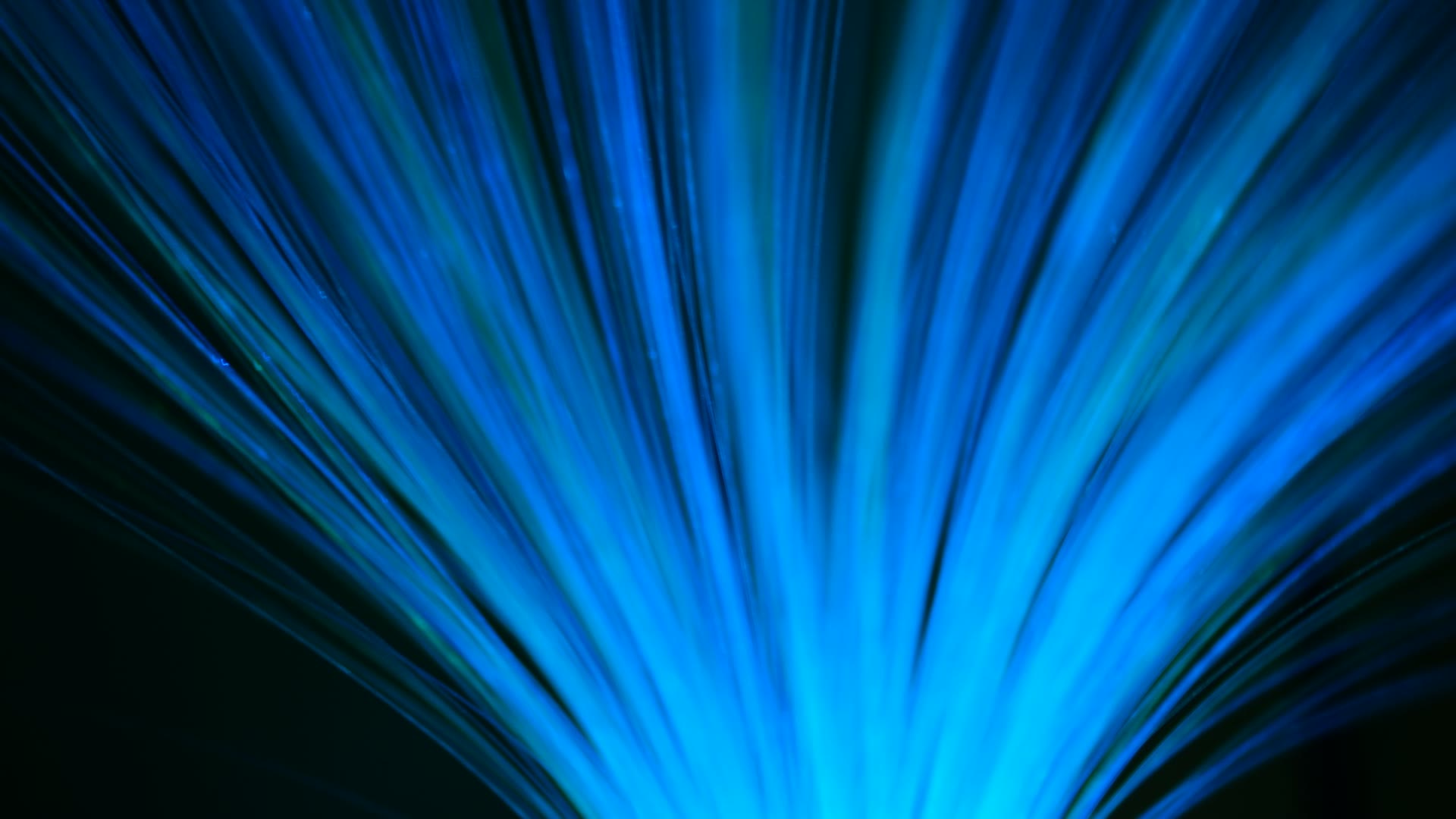 Fibre ottiche illuminate in tonalita blu