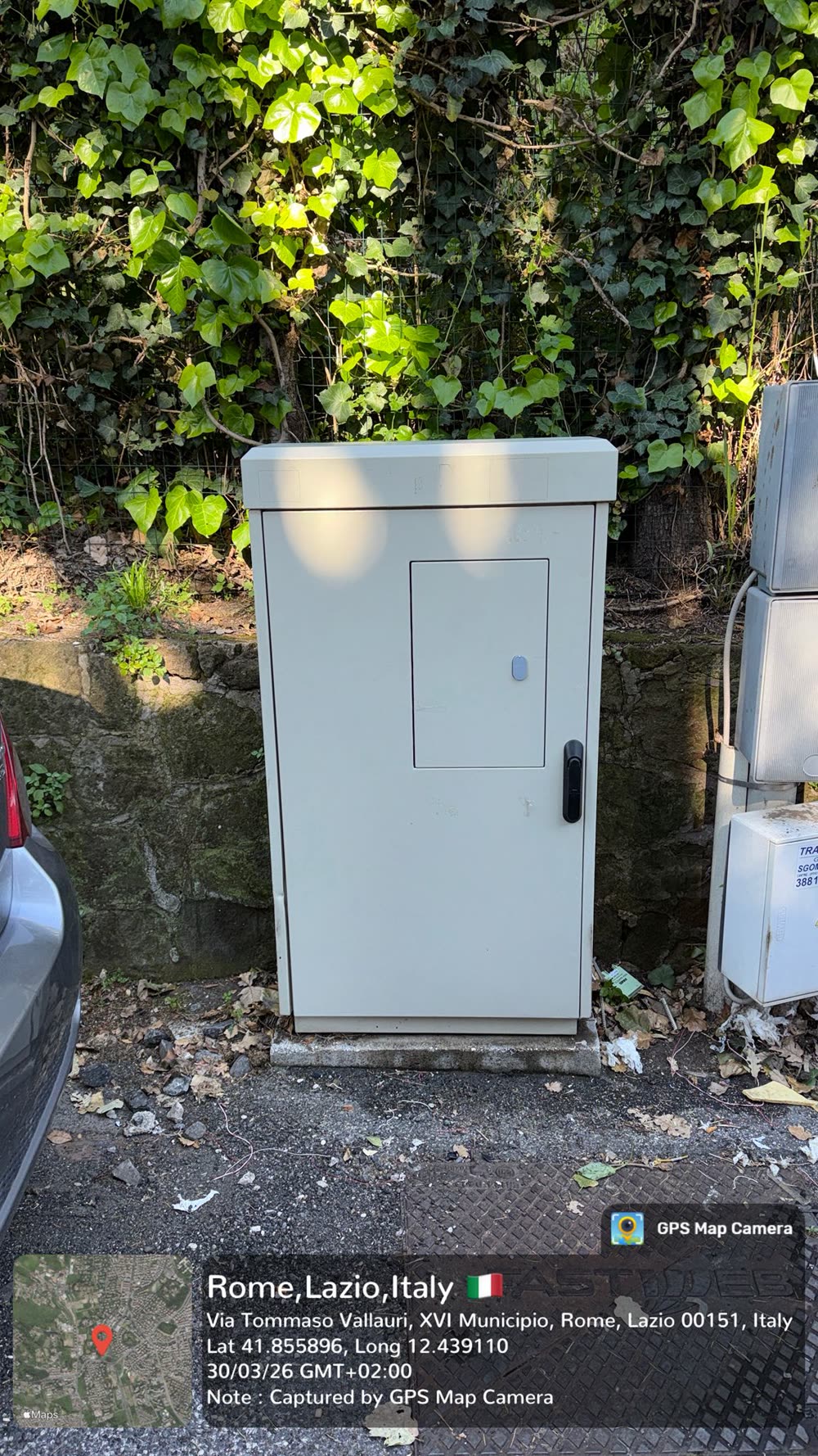 Intervento su tratta stradale fibra ottica